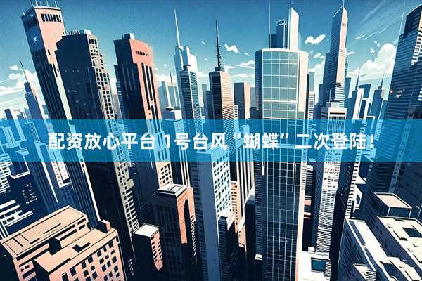 配资放心平台 1号台风“蝴蝶”二次登陆！