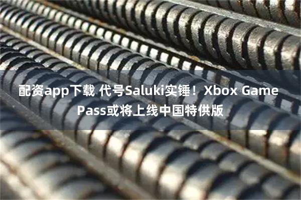 配资app下载 代号Saluki实锤！Xbox Game Pass或将上线中国特供版